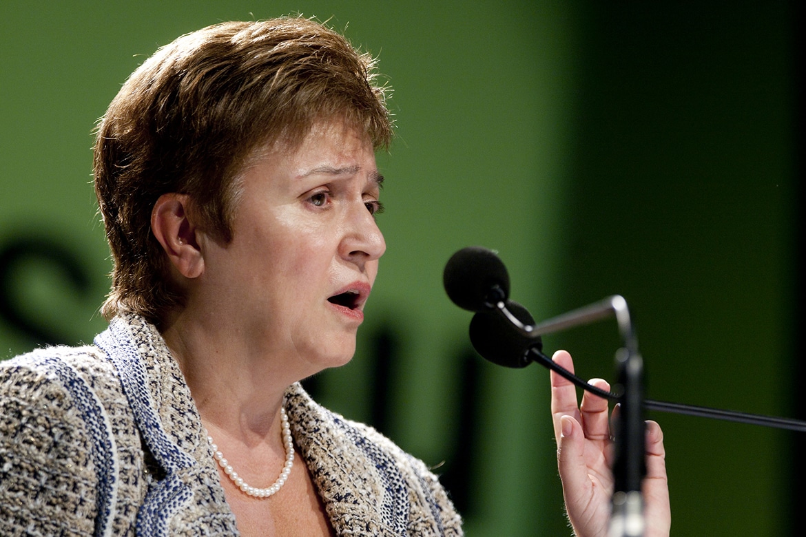 IMF Chief Kristalina Georgieva Says Global Economy Is in Recession Due to Coronavirus