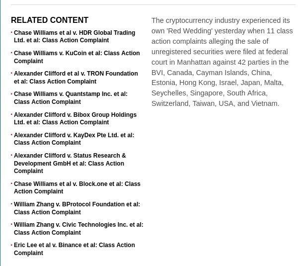 https://www.theblockcrypto.com/post/60930/top-crypto-exchanges-token-issuers-named-in-friday-barrage-of-u-s-class-action-lawsuits