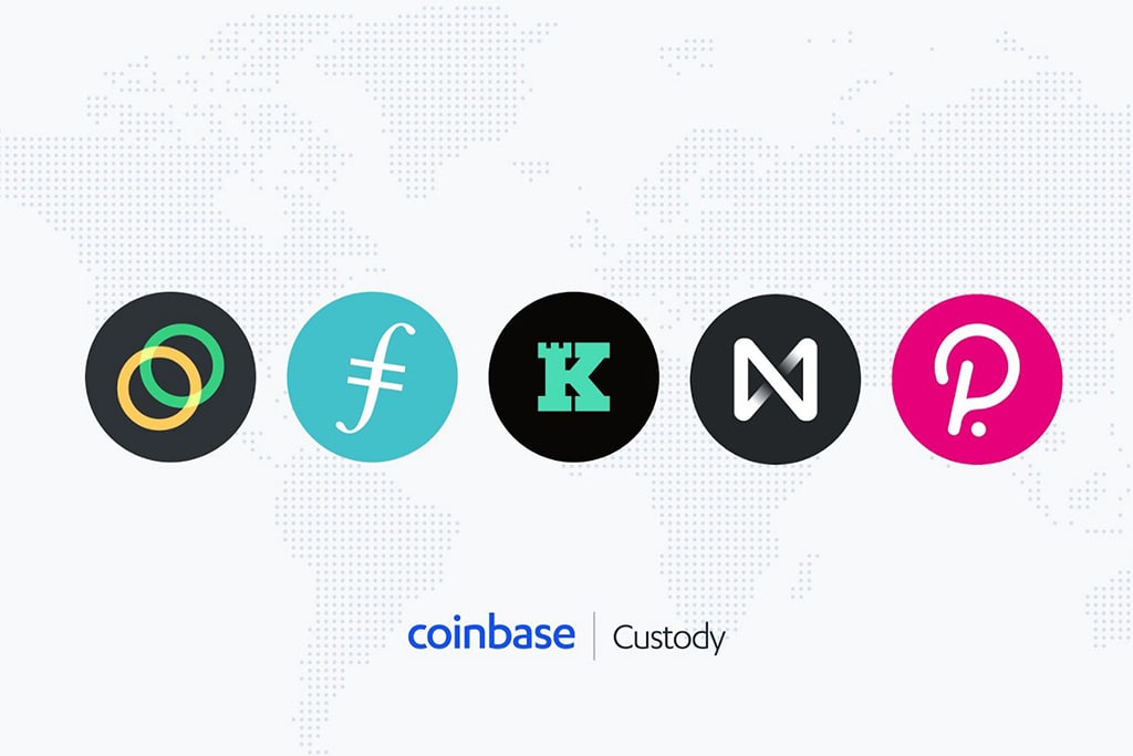Coinbase Custody Launches Support of New Assets for Its Over 300 Institutional Clients