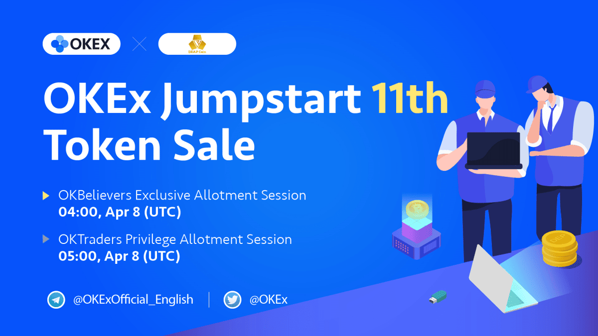 OKEx Jumpstart to Launch Its 11th Token Sale with DEAPCOIN (DEP)
