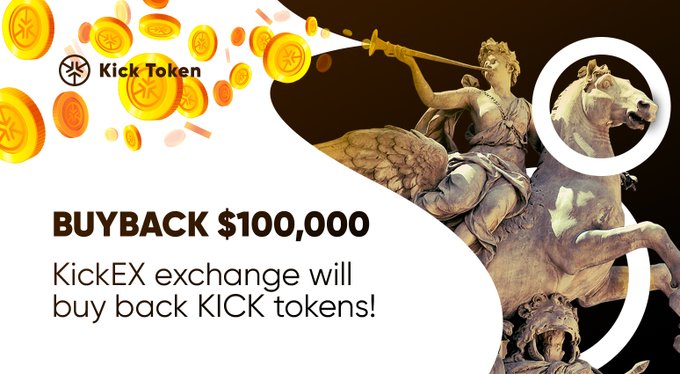 The KickEX Exchange Will Buy Back KickTokens at a Price of $0.00015 per Token