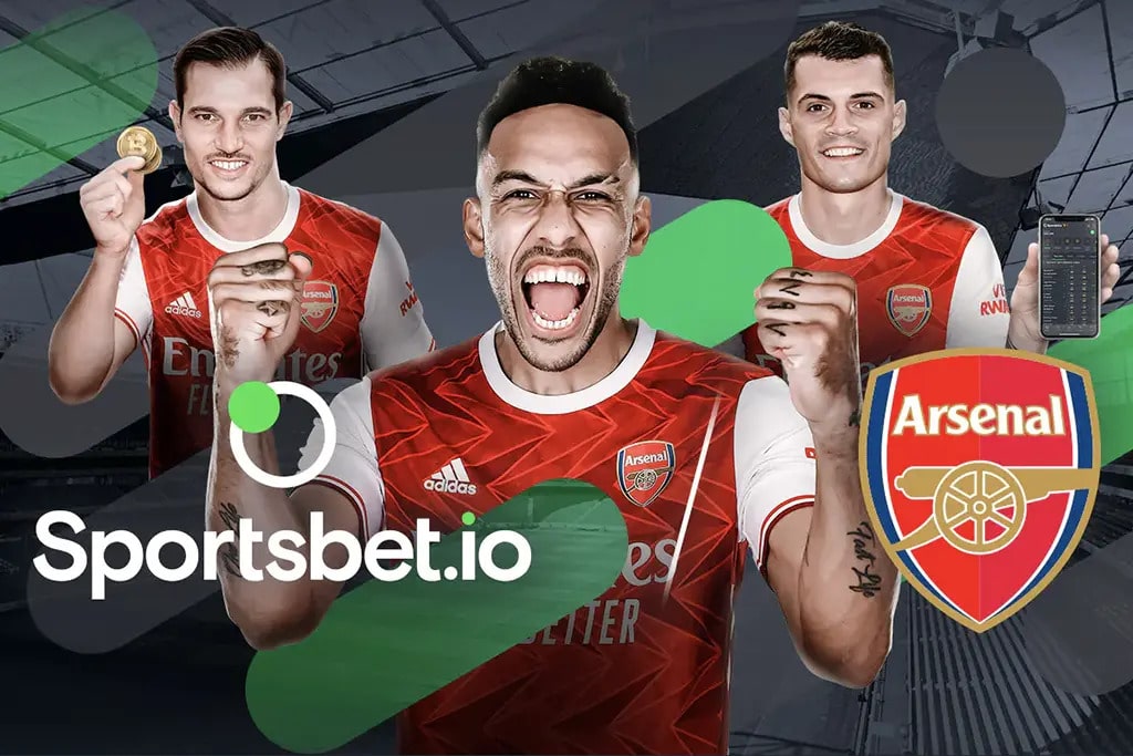 Gunners Reveal Sportsbet.io as Official Betting Partner