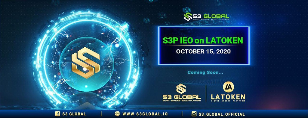 S3 Global Announces to Run S3P Token Public Sale on LATOKEN Exchange This October