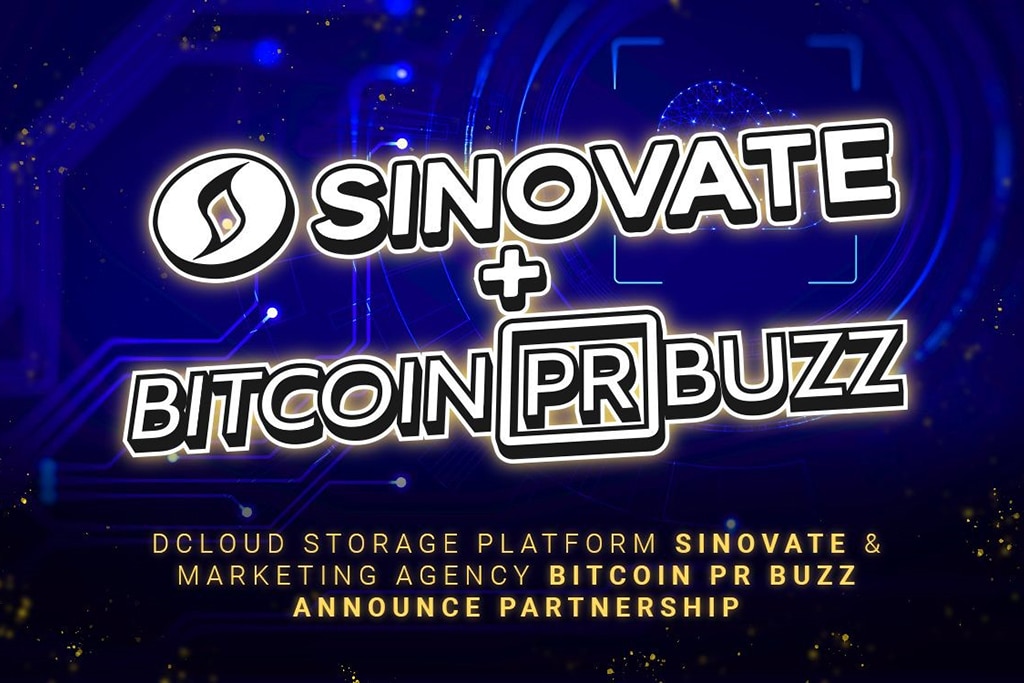 dCloud Storage Platform SINOVATE & Blockchain Marketing Agency Bitcoin PR Buzz Announce Partnership