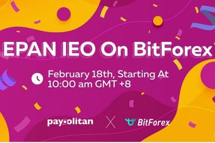 IEO Paypolitan Starts on Bitforex on February, 18