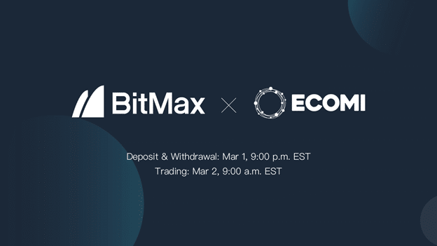 ECOMI to List OMI Tokens with BitMax