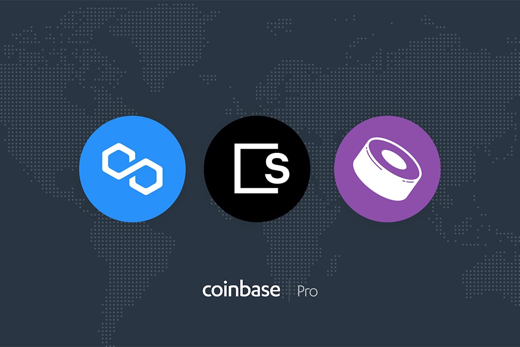 Coinbase Pro Announces Support for Polygon (MATIC), Skale (SKL), SushiSwap (SUSHI)