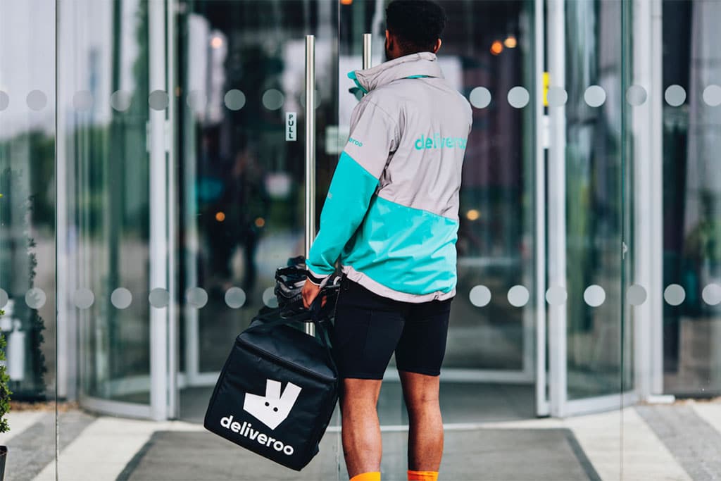 Amazon-Backed Deliveroo Makes London Market Debut with 30% Fall in Price