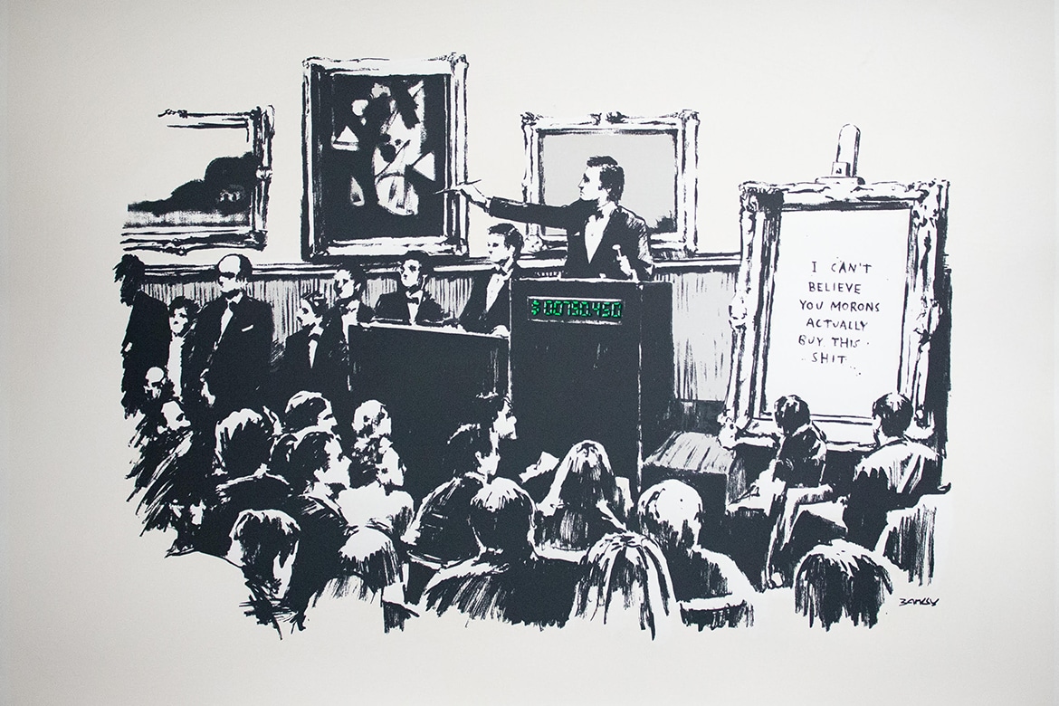 In First Physical Banksy Artwork Burned and Digitized to NFT
