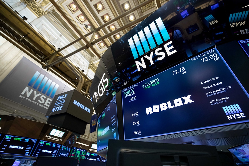 Roblox Online Gaming Platform Sees $38 Billion Valuation on NYSE Debut