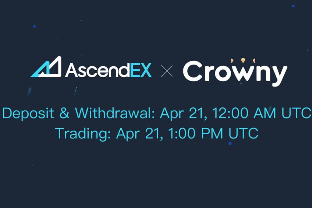 Crowny Listing on AscendEX