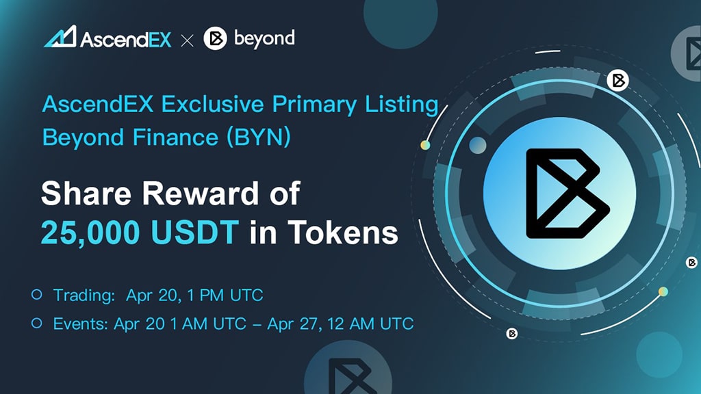 Beyond Finance Listing on Ascendex