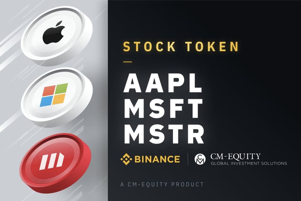 Binance to List New Stock Tokens: MSTR, AAPL, and MSFT