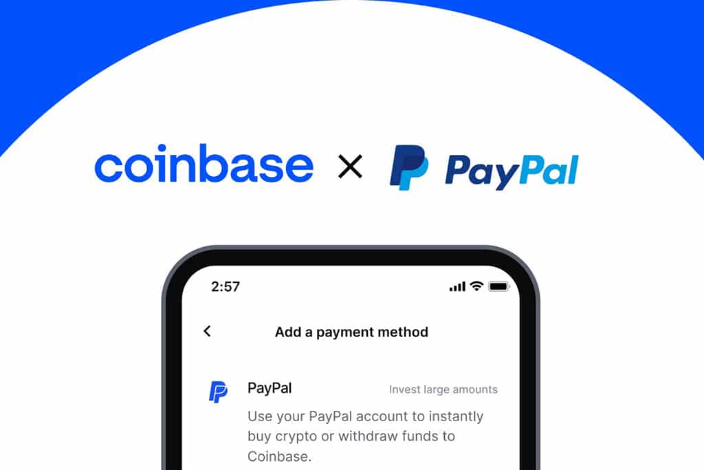 Coinbase Joins Hands with PayPal, Allows Users to Pay for Crypto Using PayPal Accounts