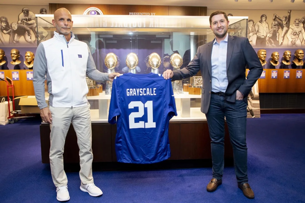 Grayscale Becomes Official Digital Currency Asset Management Partner of New York Giants