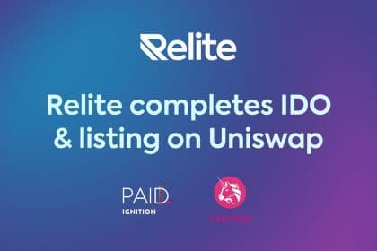 Relite Lists on Uniswap After The Completion of the IDO on Ignition