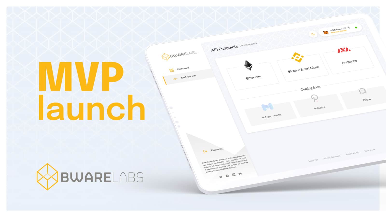 Bware Labs Launches MVP of High Performance Decentralized Node Network