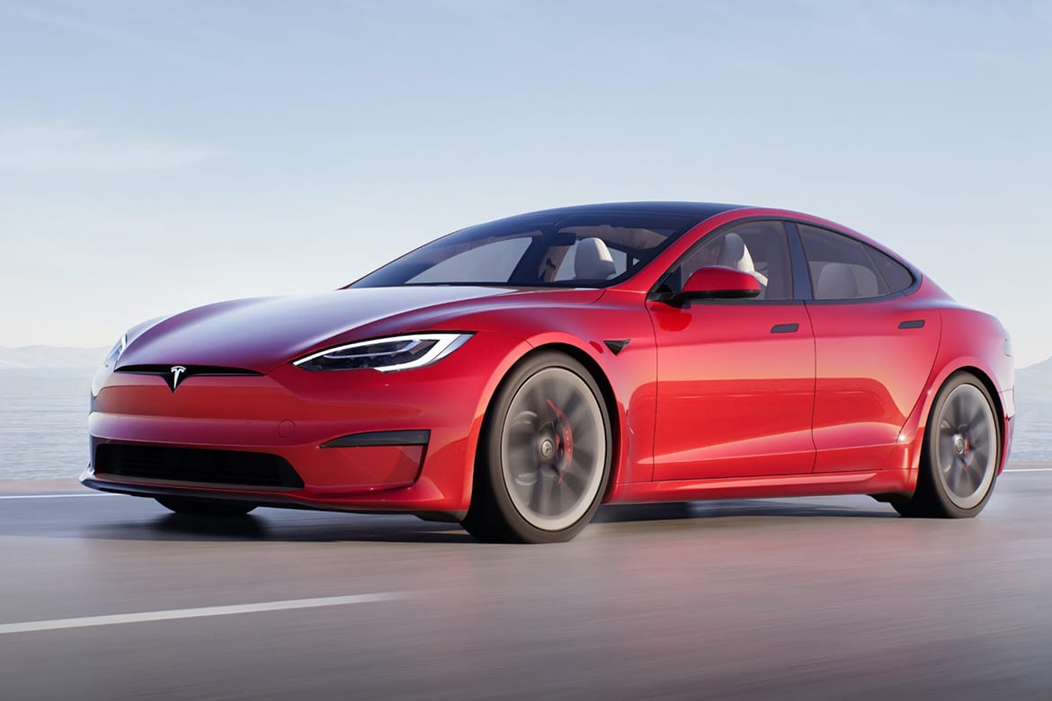 TSLA Stock Up 2% Today, Tesla Launches Model S Plaid