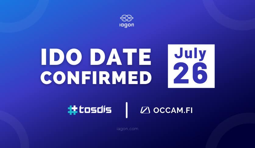 IAGON to Conduct Its Anticipated Initial DEX Offering on Tosdis.finance and Occam.fi