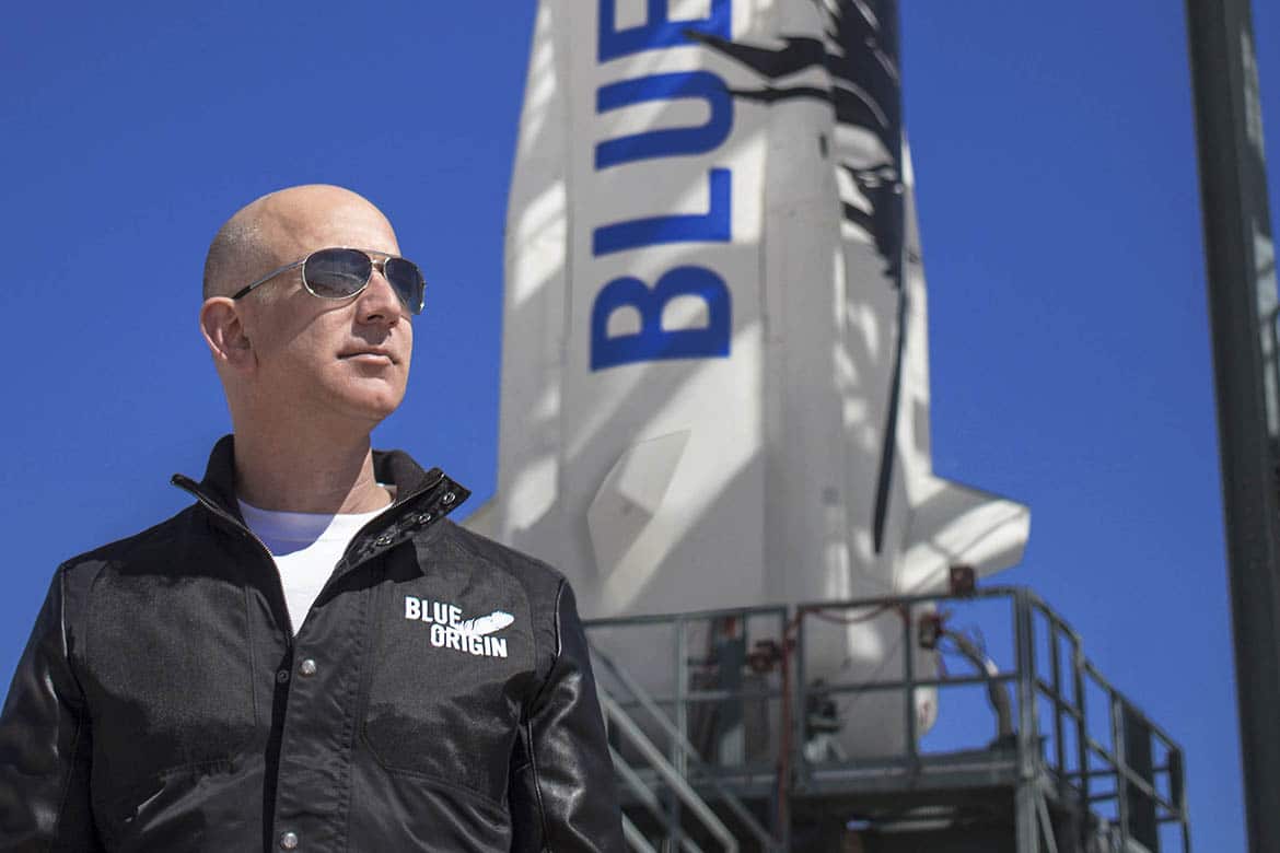 Jeff Bezos to Go Past Edge of Space with Blue Origin’s First Crewed Flight