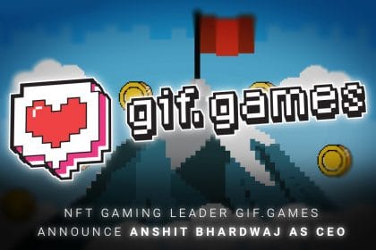 NFT Gaming Leader Gif.games Announce Anshit Bhardwaj as CEO