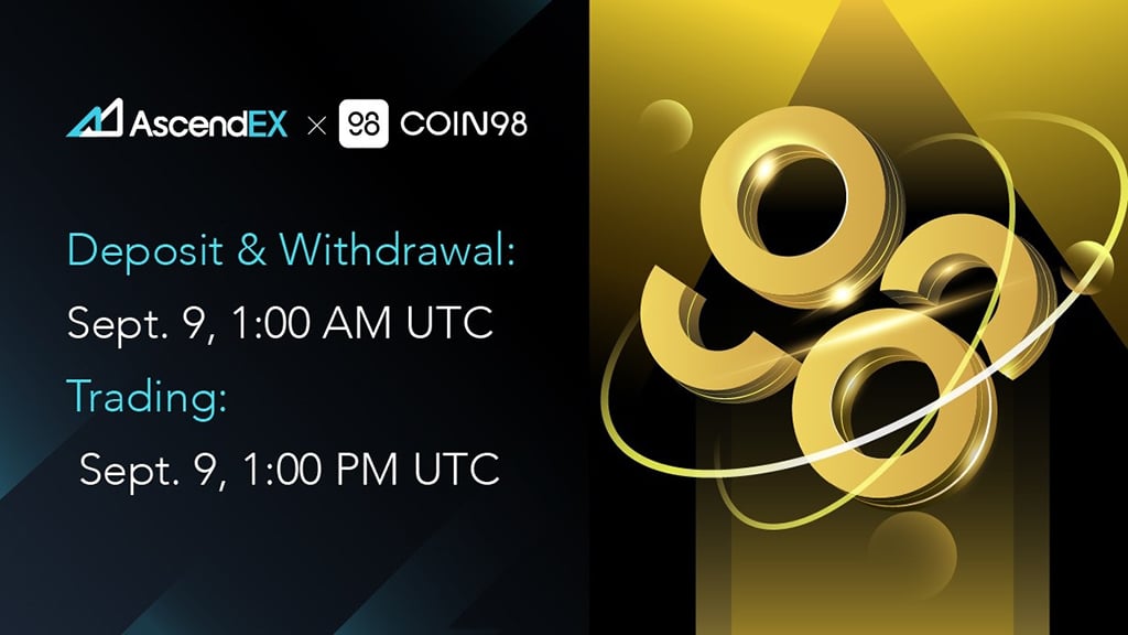 Coin98 Lists on AscendEX