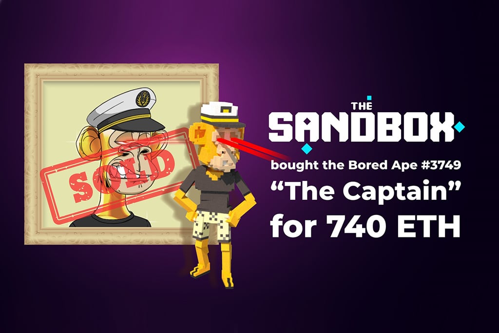 The Sandbox Purchases Bored Ape Yacht Club NFT for More Than $2.9 million