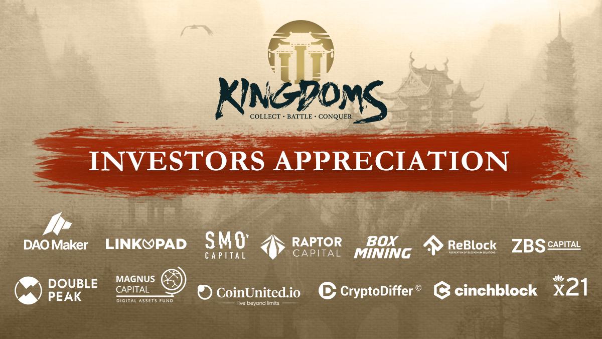 The Three Kingdoms Successfully Closes $3.2M Investment Round