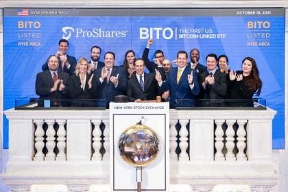 ProShares Bitcoin Futures ETF Sees Blockbuster Debut, Becomes Second-Highest Traded Fund
