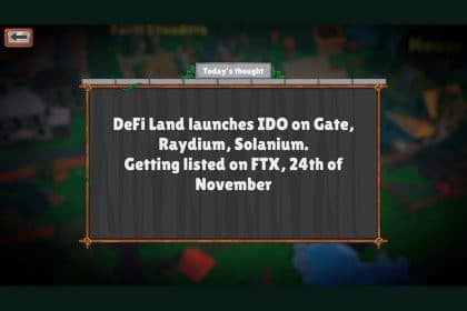 Play-to-Earn Game DeFi Land Successfully Closes IDO, Prepares for Listing on FTX and Raydium