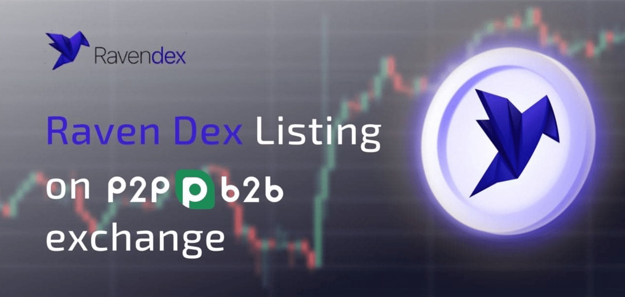 Ravendex Readies For p2pb2b.io Exchange Listing Ahead Of Its Staking Protocol Release