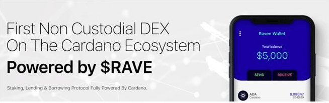 Ravendex – Next Gen Non-Custodial DEX On Cardano Blockchain And Launchpad Powered By Cardano Blockchain