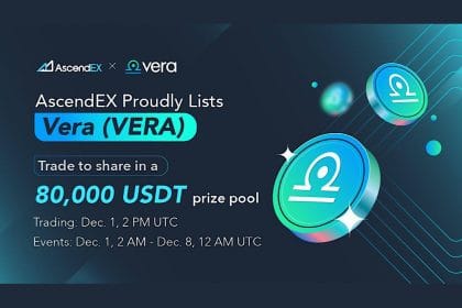 AscendEX Lists VERA Token