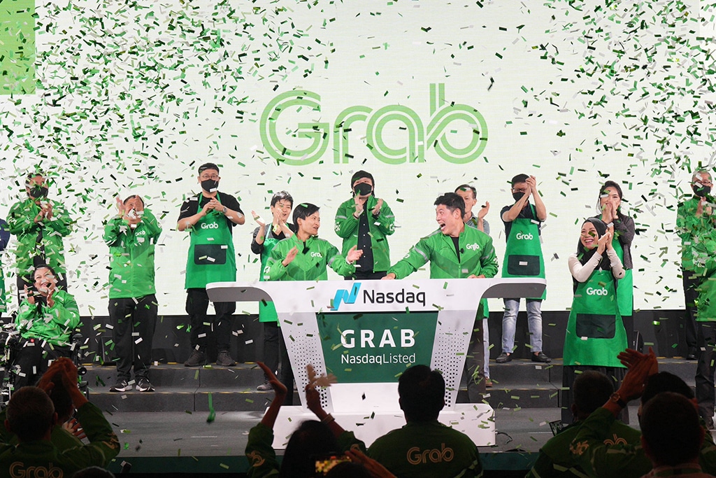 Grab IPO Drops 20% on US Debut Following Historic SPAC Merger