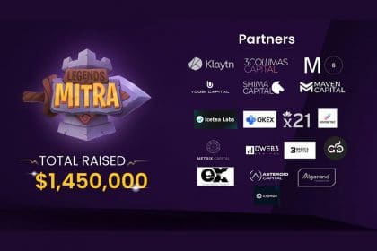 Legends of Mitra Announces $1.45 Million Fundraising Backed by Leading GameFi Investors 