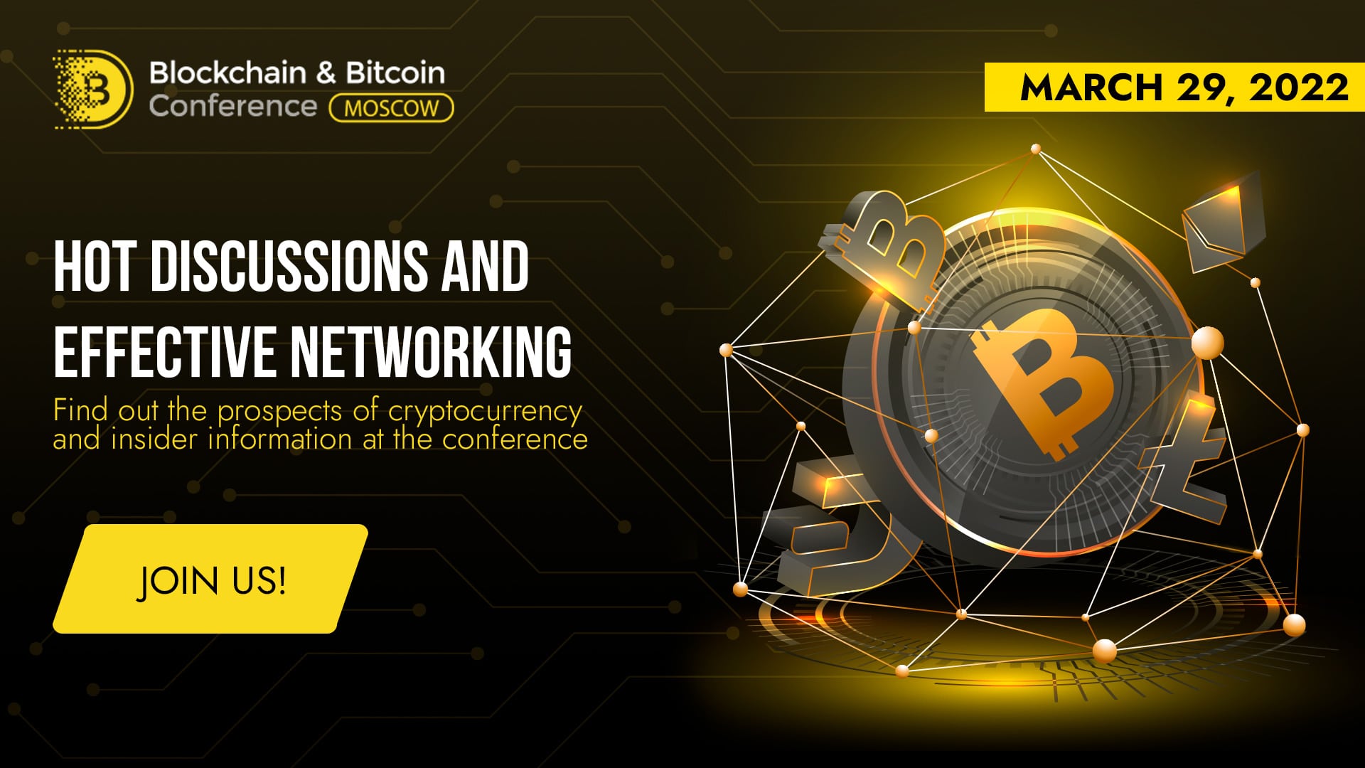 Don't Miss the 11th Blockchain & Bitcoin Conference Moscow: Event on Crypto Market Trends Will Take Place This March. Registration is Available