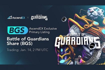 AscendEX Lists Battle of Guardians Token, BGS