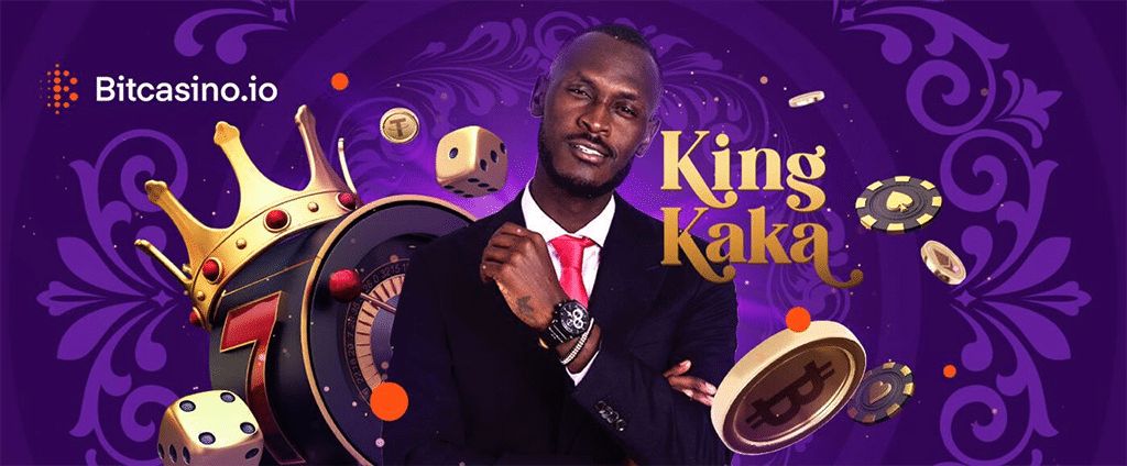 King Kaka in New Year Cheer After Landing Double Sponsorship Deal with Bitcasino