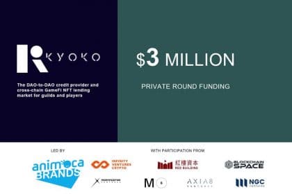 Kyoko Raises $3 Million in Private Round Funding Led by Animoca Brands
