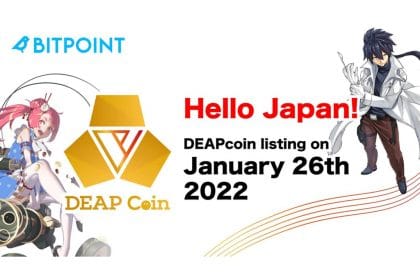 Play-to-Earn Games Introduced to Japan via Digital Entertainment Asset Pte. Ltd. (DEA) and BITPOINT