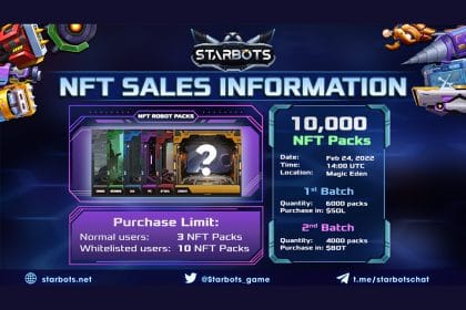 Solana NFT Game Starbots Announces Its Genesis NFT Sale on Magic Eden