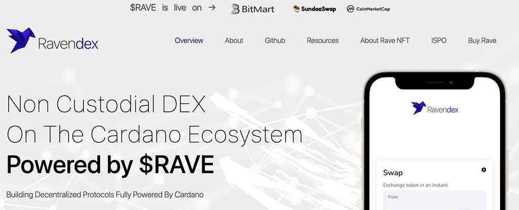 Demand for Ravendex’s Utility Token $RAVE Surges as Ravendex Readies for Bitrue Exchange Listing & NFT Staking Release