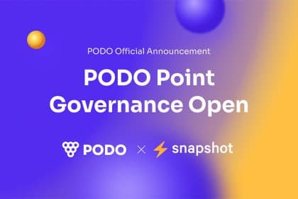 PODO Point Launches Decentralized Governance Voting Operations