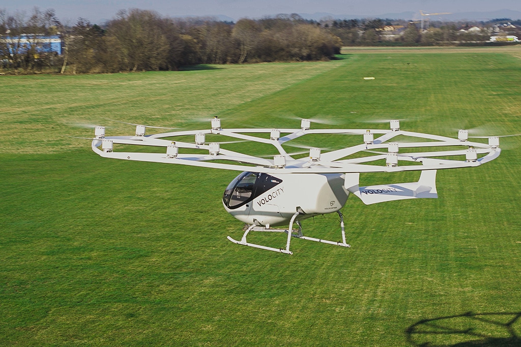 German Air Mobility Startup Volocopter Raises $170M in Funding
