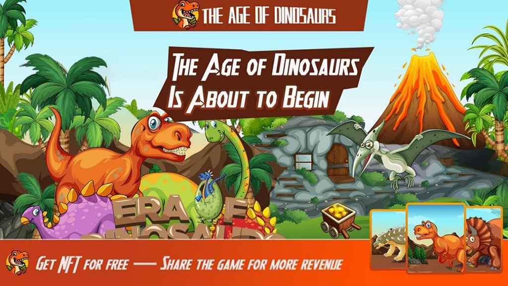 Age of Dinosaurs NFT Game Coming Soon