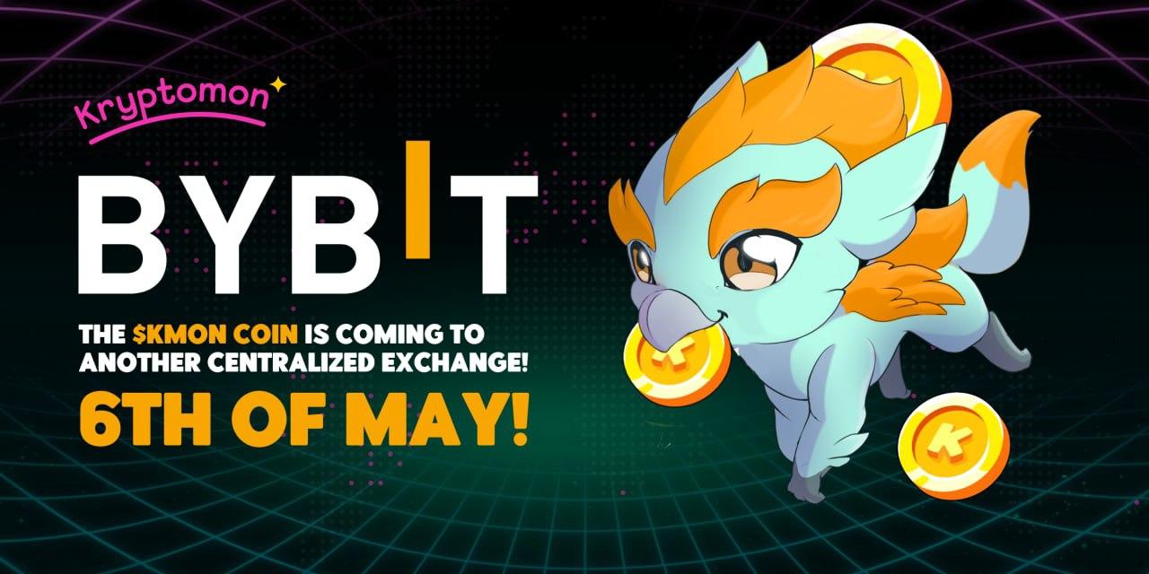 Kryptomon Lists Its KMON Token on Bybit Global Exchange on 6th of May