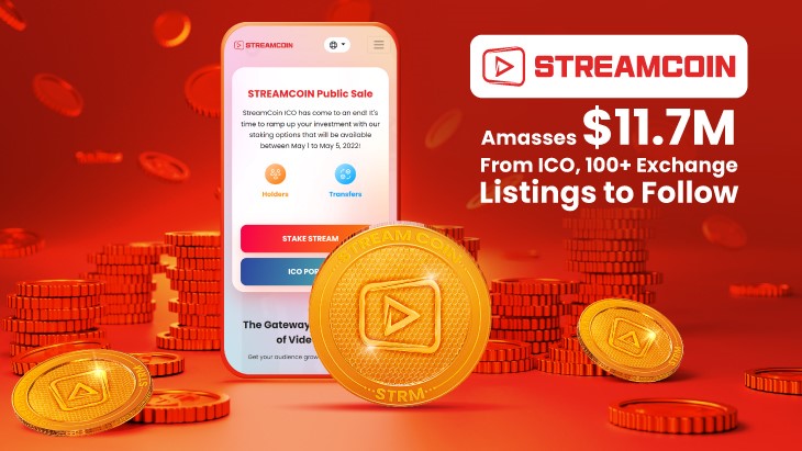 StreamCoin Is Targeting 100+ Exchanges Listing After Excelling Its ICO Soft Cap