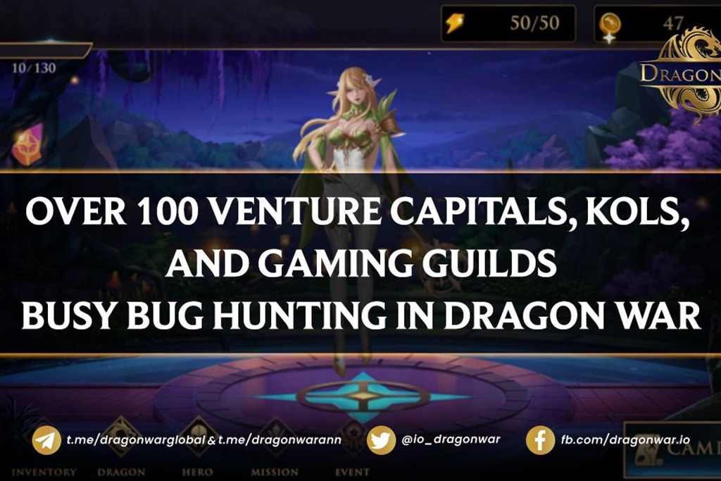Over 100 Venture Capitals, KOLs, and Gaming Guilds Busy Bug Hunting in Dragon War