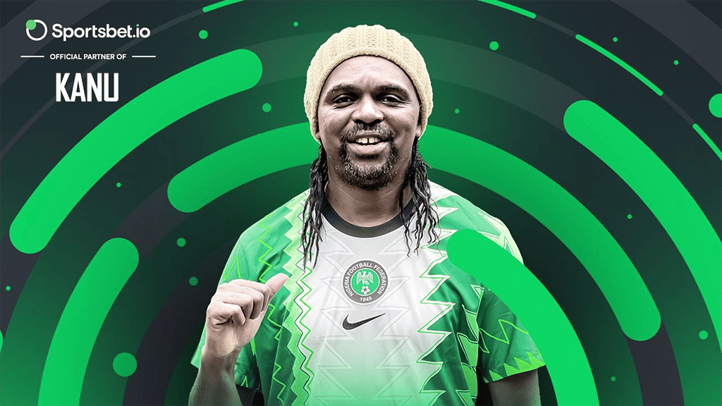 Nigeria and Arsenal Football Club Legend Nwankwo Kanu Signs for Sportsbet.io