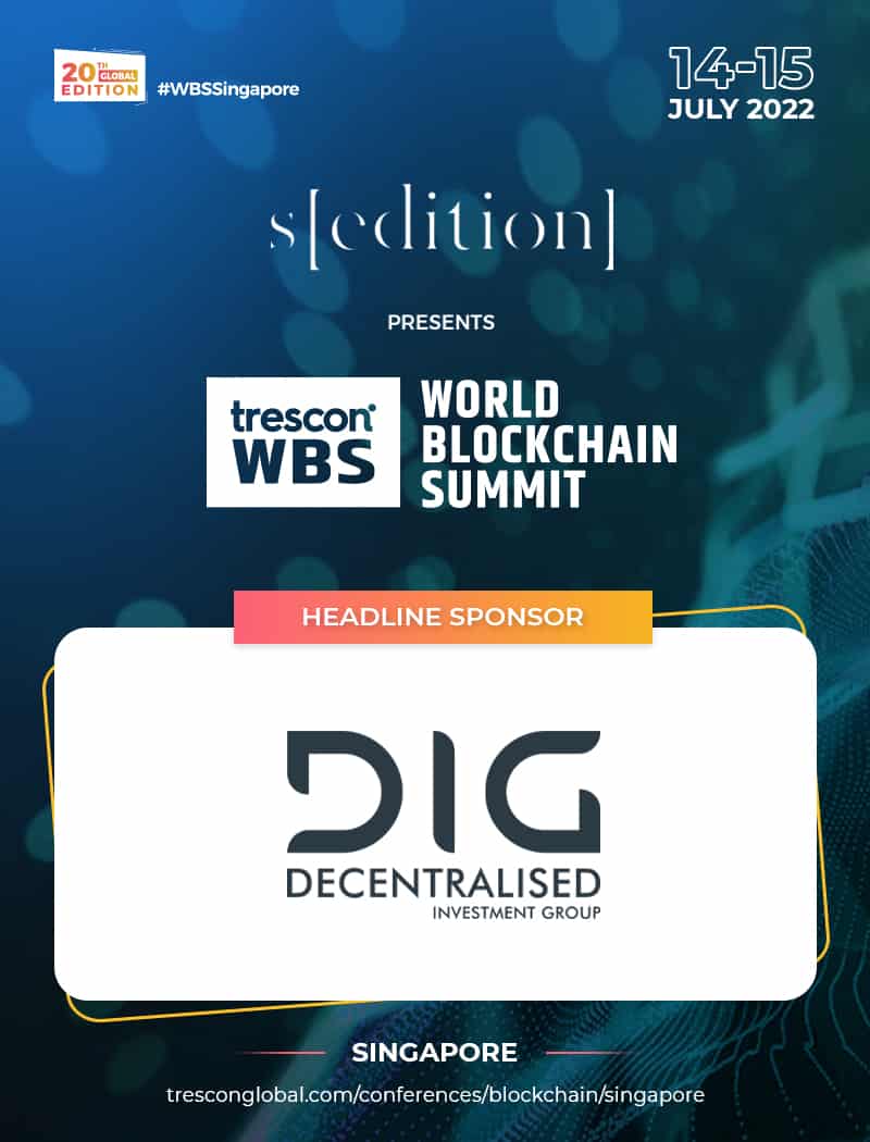 DIG Joins World Blockchain Summit as Headline Sponsor